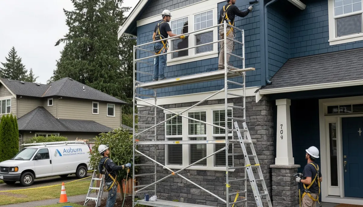 Professional house painting services in Tacoma, WA for residential interior and exterior projects