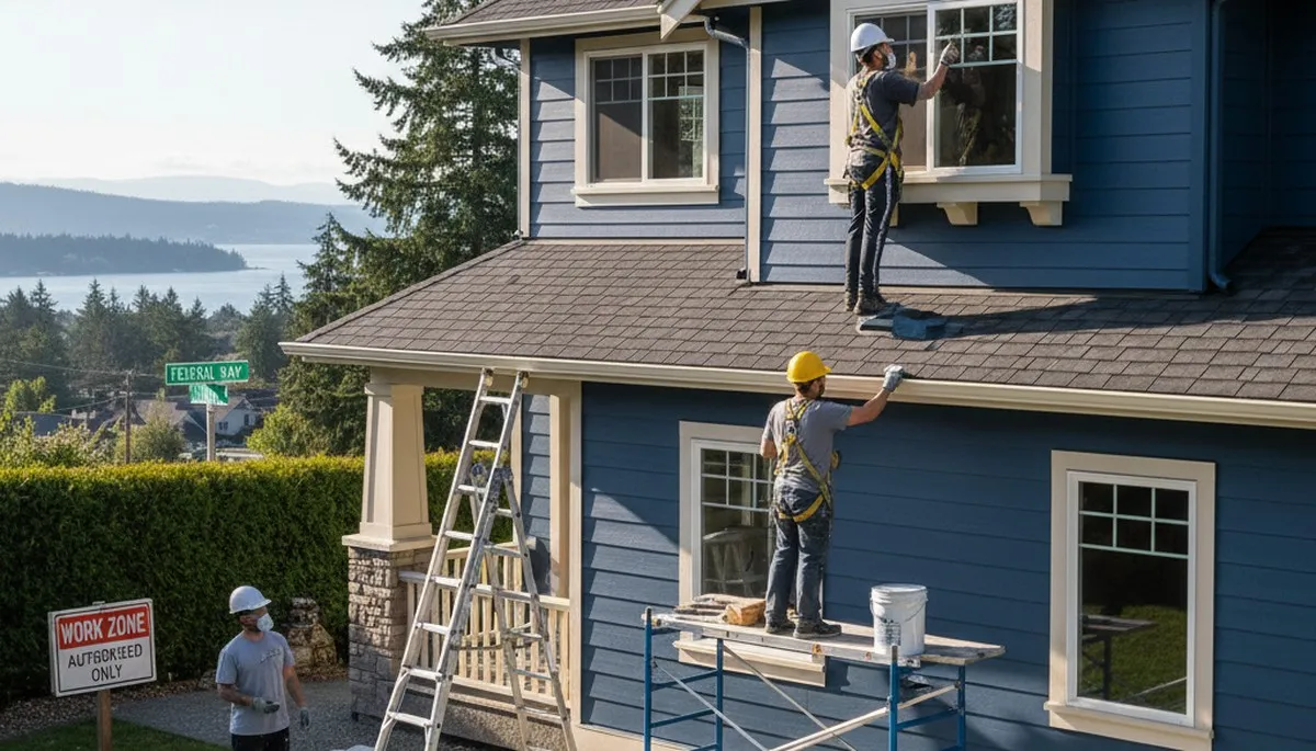 Professional house painting service in Tacoma, WA by local painters